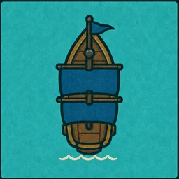 Blue crew ship