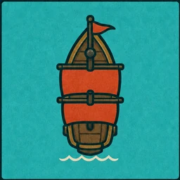 Red crew ship