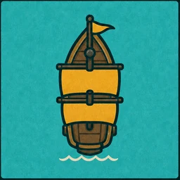 Yellow crew ship
